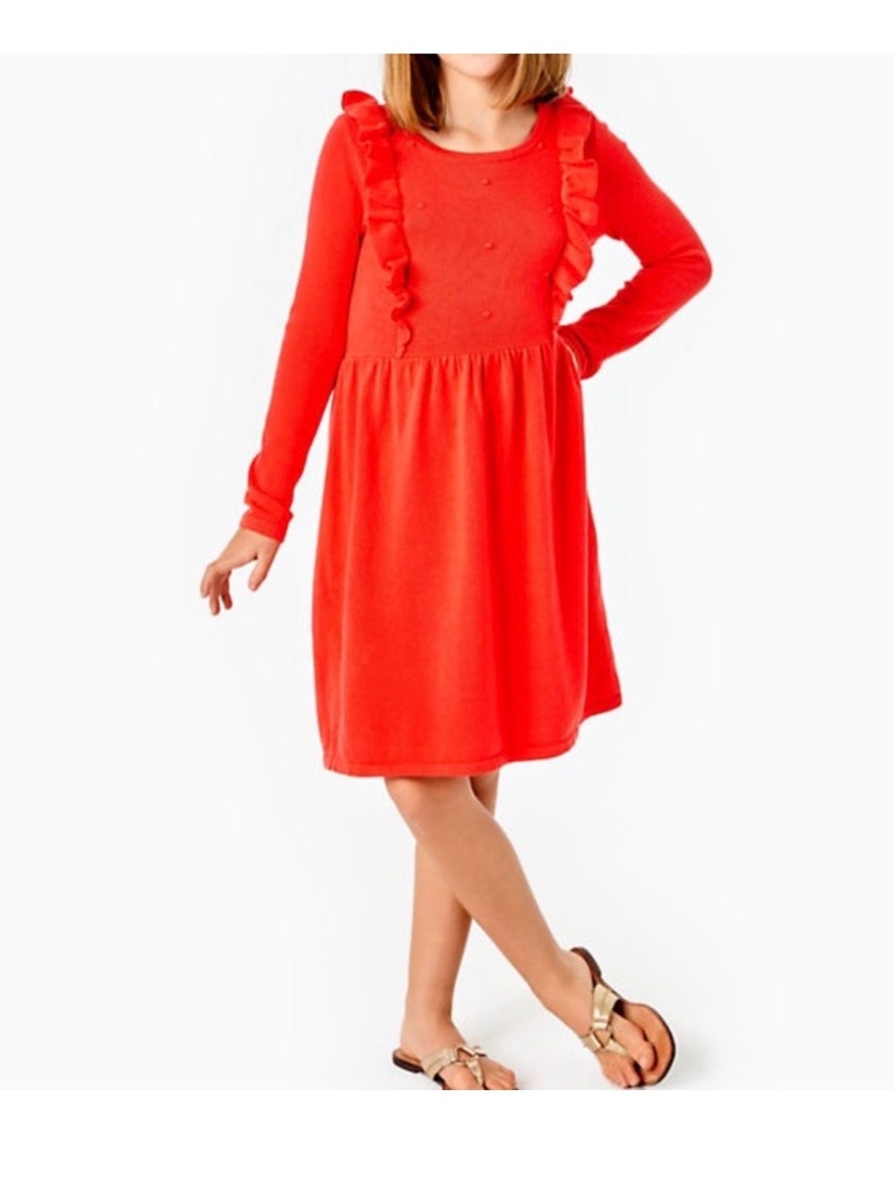 Lilly Pulitzer girls Ruby Red Eunice dress